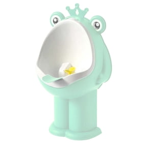1 Pc Frog Pee Training Urinal, Cute Frog Potty Training Urinal for Man with Funny Aiming Target, Toilet Trainer, Frog Pee Training, Standing Potty Training Urinal for Man, Green