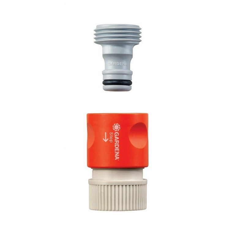 Gardena 5/8 in. Nylon/ABS Non-Threaded Male Hose Connector with Water Stop Gardena 5/8 in. Nylon/ABS Non-Threaded Male Hose Connector with Water Stop