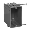 thumbnail image 1 of 1 Pc, Gardner Bender 20 Cu In Rectangle Pvc 1 Gang Electrical Box Gray, 1 of 1