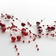 thumbnail image 1 of 1 Pc, Garnet Pearl Beaded Garland 5 Ft. for Candle Displays Or Decorative Arrangements, 1 of 1