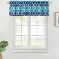 thumbnail image 1 of 1 Pc Geometric Printed Curtain Valance , 100% Polyester Rod Pocket Kitchen Valance Curtain, 1 of 7