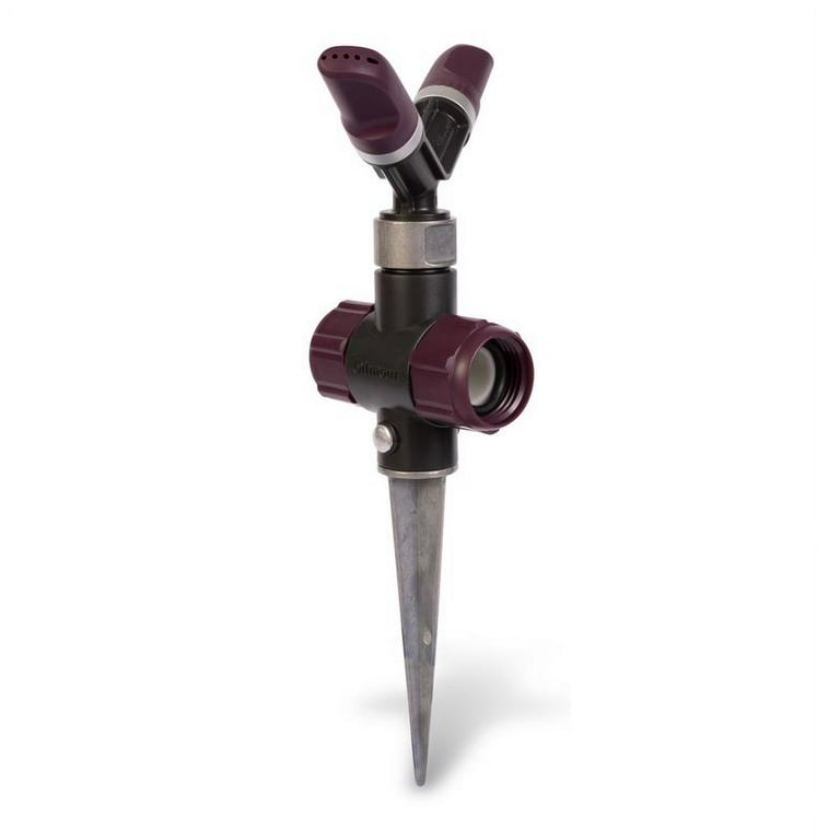 Gilmour Metal Spike Base Whirling Sprinkler 1800 sq ft 1 pk Gilmour Metal Spike Base Whirling Sprinkler 1800 sq ft 1 pk