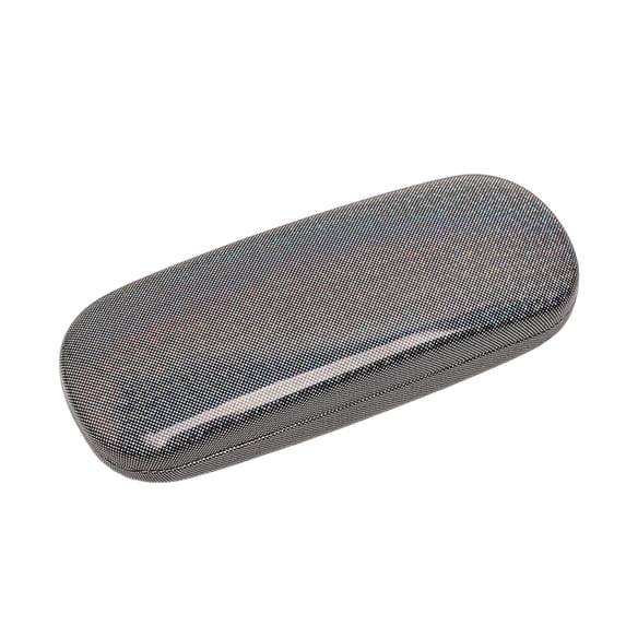 1 Pc Glasses Case Large Hard Shell Eyeglasses Case PU Leather Protective Case for Sunglasses Eyeglasses, 6.46x2.4x1.18 Inch, Black