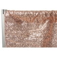 thumbnail image 1 of 1 Pc, Glitz Sequin 10Ft H X 52" W Drape/Backdrop Panel - Blush/Rose Gold For Wedding, Prom, Birthday Party, Quinceanera, Anniversary, Or Bridal Shower(Hand Wash Or Spot Clean Only), 1 of 1