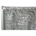 thumbnail image 1 of 1 Pc, Glitz Sequin 14Ft H X 52" W Drape/Backdrop Panel - Silver For Special Event Or Catered Affair, 1 of 1