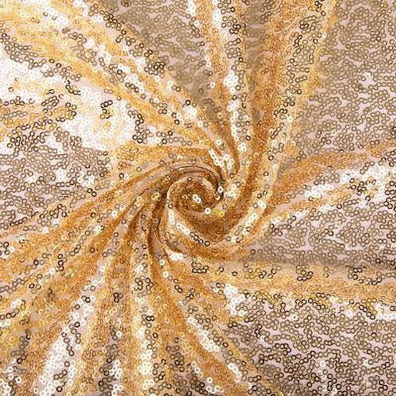 Stella METALLIC GOLD Glitter Tulle Mesh Lace / Dress Fabric / Fabric by the  Yard 