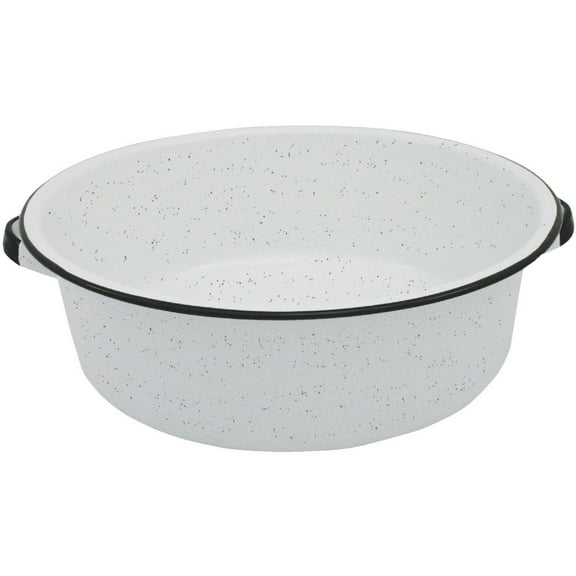 Cinsa Graniteware Dishpan - 15 Qt, White, Round, 1 Pc