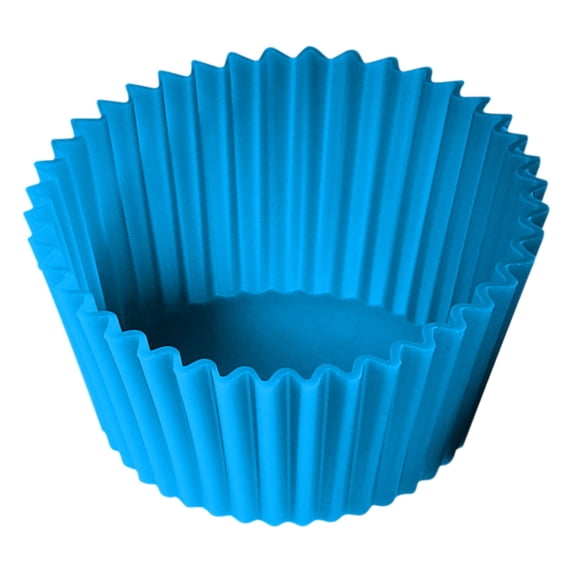 1 Pc Greaseproof Cupcake Bright Colored Baking Cup Non Stick Cupcake Liner Muffin Paper Baking Cup Food Grade Grease-Proof Paper for Cupcakes, Muffins, Candy, 2.5x1.1 Inch, Blue
