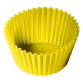 thumbnail image 1 of 1 Pc Greaseproof Cupcake Bright Colored Baking Cup Non Stick Cupcake Liner Muffin Paper Baking Cup Food Grade Grease-Proof Paper for Cupcakes, Muffins, Candy, 2.5x1.1 Inch, Yellow, 1 of 9