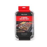Grill Mark 8083991 8.5 x 6 in. Silver Aluminum Grilling Pan, Pack of 12