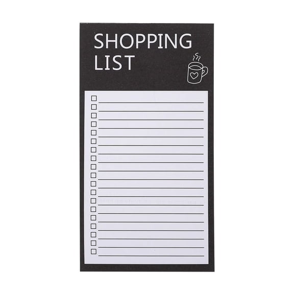 1 Pc Grocery List,Notepad Refrigerator Magnet To Do List Pad,Magnetic Notepad for Refrigerator,Home and Kitchen Organization,Notepads for Grocery List,Shopping List,Reminders,2.95''X5.5''