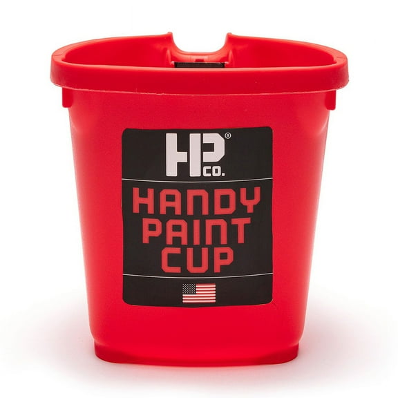 1 Pc, Handy Paint Cup Red 1 Pt Paint Pail