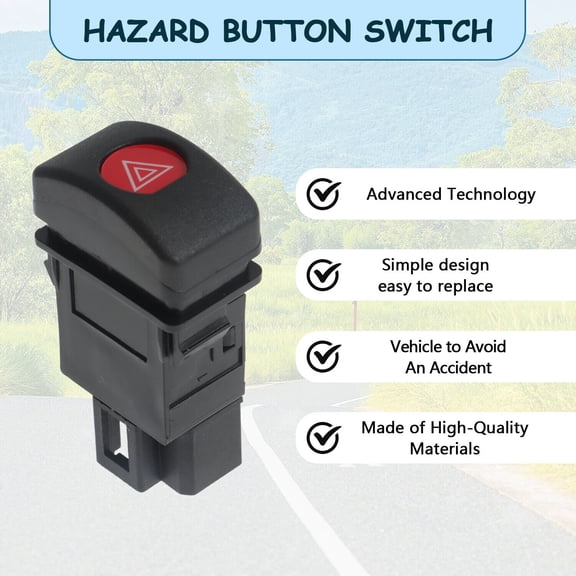 1 Pc Hazard Button Switch Fit for Chevrolet W3500 W4500 W5500 Tiltmaster