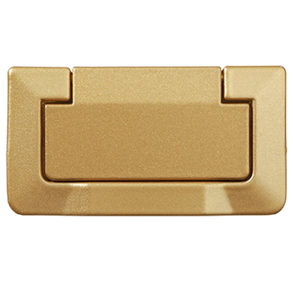 1 Pc Hidden Doors Drawer Handles, Aluminum Alloy Flush Pull Ring Handle, Kitchen Concealed Furniture Pulls for Cabinets, Closets, Drawers, 2.91x1.57x0.31 inch