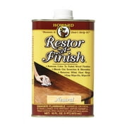 1 Pc, Howard Restor-A-Finish Semi-Transparent Neutral Oil-Based Wood Restorer 1 Pt