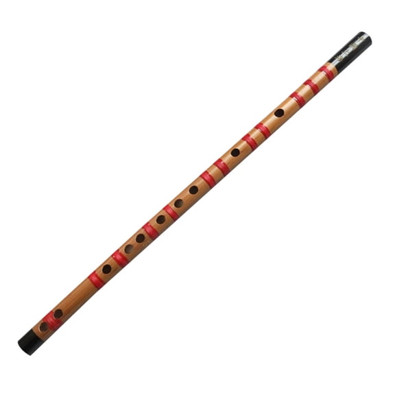 F Key Portable Wooden Chinese Flute - Beginner Friendly Musical Instrument for Kids and Adults, Easy to Play and Carry