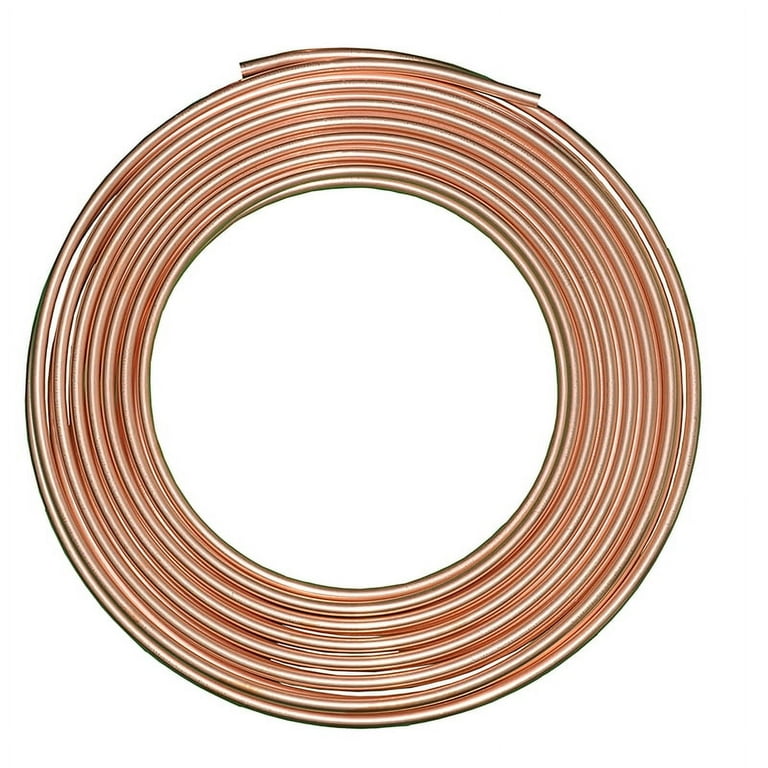 JMF Company 3/8 D X 20 ft. L Copper Type Utility Tubing JMF Company 3/8 D X 20 ft. L Copper Type Utility Tubing