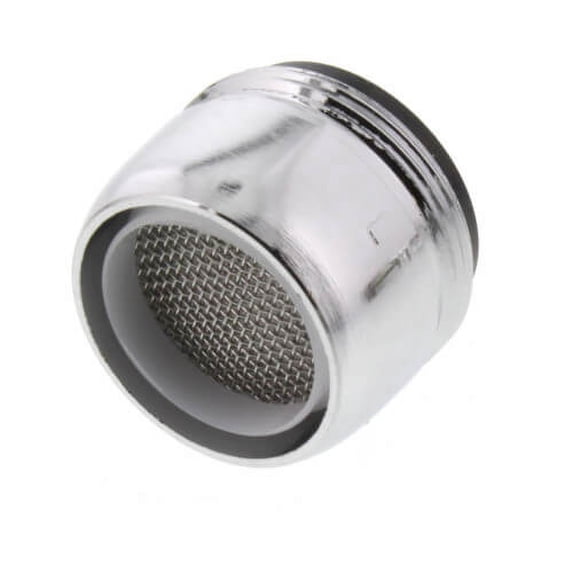 1 Pc, Jones Stephens 13/16"-27 Non-Slotted Full Flow Faucet Aerator, 4.5 GPM (Polished Chrome)