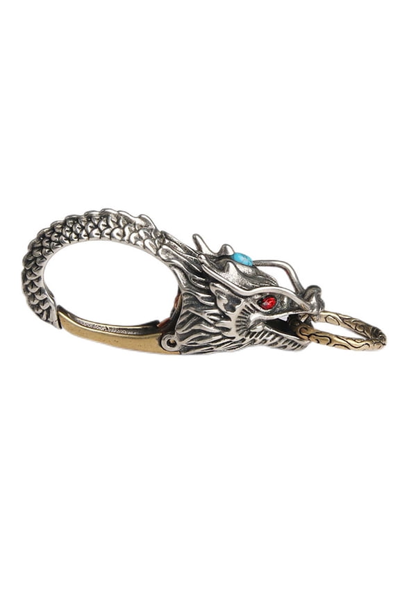 1 Pc Key Buckle Dragon- Key Chain Key Clasp Waist Buckle Retro Key Holder