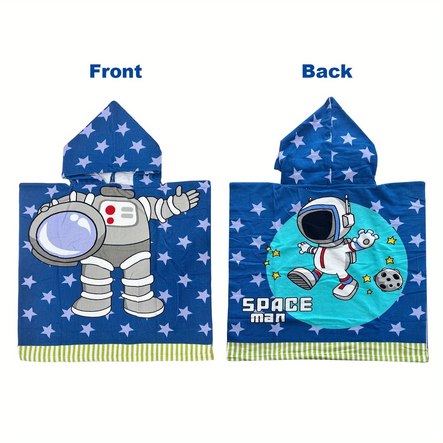 Kids Plain Hooded Towel 7-10Y