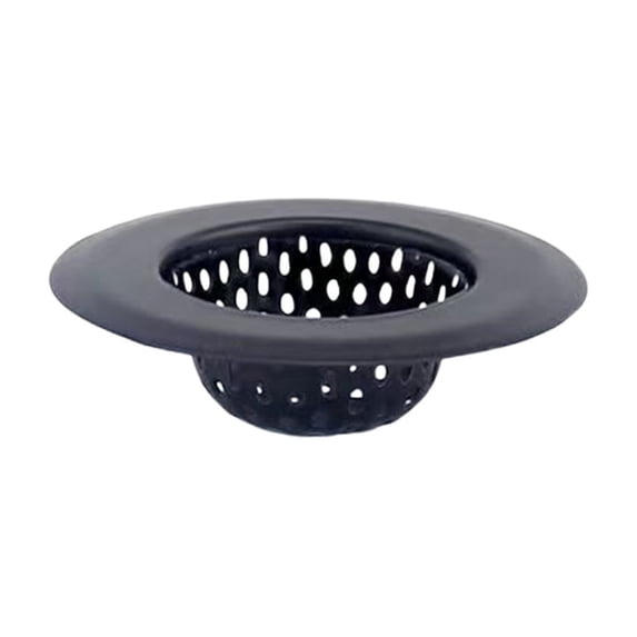 1 Pc Kitchen Sink Strainer Sink Drain Strainer Drain Stopper Sink Plug Stainless Steel Drain Strainer for Bathroom, Slop, Laundry, RV and Lavatory, 1.97 Inch Black