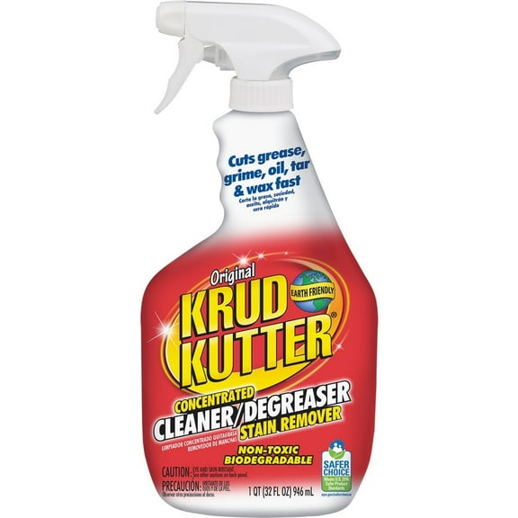 1 Pc Krud Kutter 32 Oz. Super Concentrated Liquid Cleaner & Degreaser Stain Remover Trigger Spray