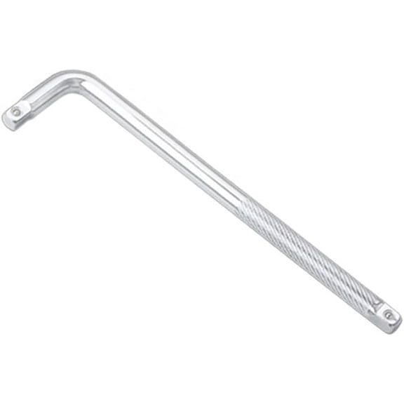 1 Pc L-Type Socket Wrench Double End Socket Bent Bar Curved Rod Spanner Sockets Hand Tool for General Repairing, Pipeline, Bicycle, 1-4 150 mm