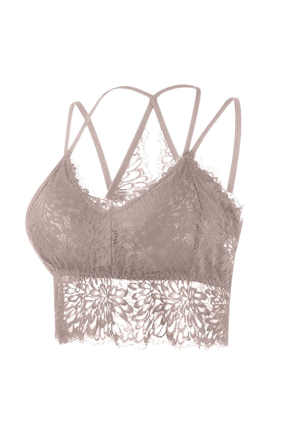 1 Pc Lace Bralettes for Women Bralette Padded Lace Bandeau Bra