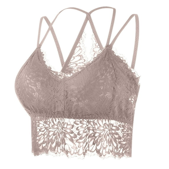 1 Pc Lace Bralettes for Women Bralette Padded Lace Bandeau Bra