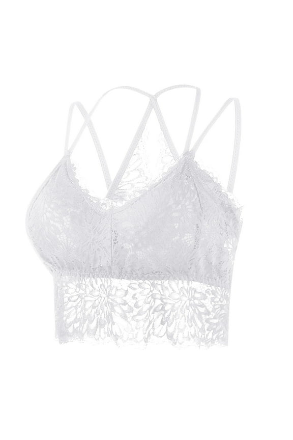 1 Pc Lace Bralettes for Women Bralette Padded Lace Bandeau Bra