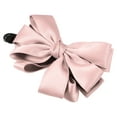 thumbnail image 1 of 1 Pc Lace Hair Claws Lace Bow Hair Clips Large Pink Bowknot Hair Clips Hair Accessories for Girls Women, 1 of 7
