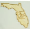 thumbnail image 1 of 1 Pc, Large 1/4 Inch Thick Florida State Cutouts w/"Home" Great For Quick & Easy Project Making, 1 of 3