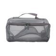 thumbnail image 1 of 1 Pc Large Capacity Makeup Bag for Travel Gray Mesh Fabric, 1 of 6