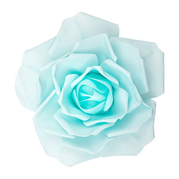 1 Pc, Large Foam Rose Wall Decor 40 Cm - Baby Blue for Weddings, Birthdays, Baby Showers, Nursery Decor, Home Decor, Party Décor