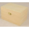 thumbnail image 1 of 1 Pc, Large Wood Recipe Box 6.75 " X 4.75 " X 4.25 " Made W/Baltic Birch Plywood & Ready To Paint, Stain Or Decorate, 1 of 2