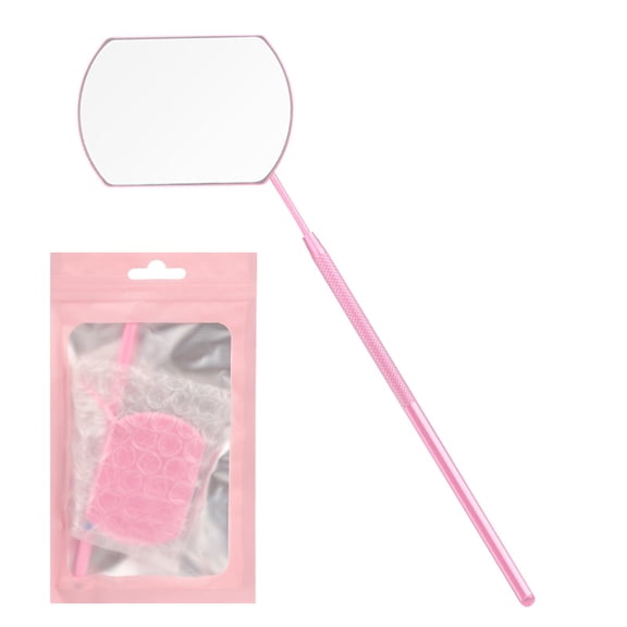 1 Pc Lash Extension Mirror Eyelash Extension Grafting Tools Stainless Steel Multifunction Checking Lash Mirror Beauty Makeup Lash Extension Tools Lash Artist Mirror Pink