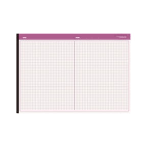 1 Pc Legal Notepads, B5 Perforated Wide Ruled Writing Pad - Thick Paper, No Ink Bleeding - Blank Legal Pads For Home, Office, Classroom, Business - 20 Sheets Per Notebook, Purple