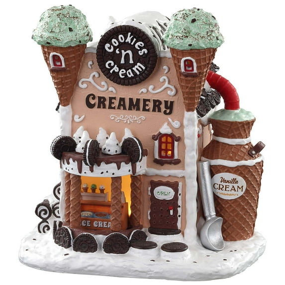 LEMAX Cookies 'n Cream Creamery, Battery Operated (4.5V) #05699