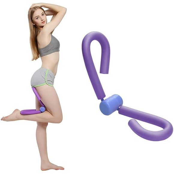 1 Pc Light Weight Foam Yoga Trainer,Abdominal Trainer for Women,Muscle Fitness Exercise Equipment,Arm Leg Exerciser Pelvic Hip Trainer,Inner Thigh Master for Home Gym (Purple)