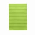 thumbnail image 1 of 1 Pc Lined Sticky Notes, 4 x 6, 10 Pack, 50 Sheets/Pad, Self Stick Notes with Lines, Bright Assorted Colors, Post Memos, Rectangular Sticky Pads for Office, Home, Classroom, Meeting, Green, 1 of 9