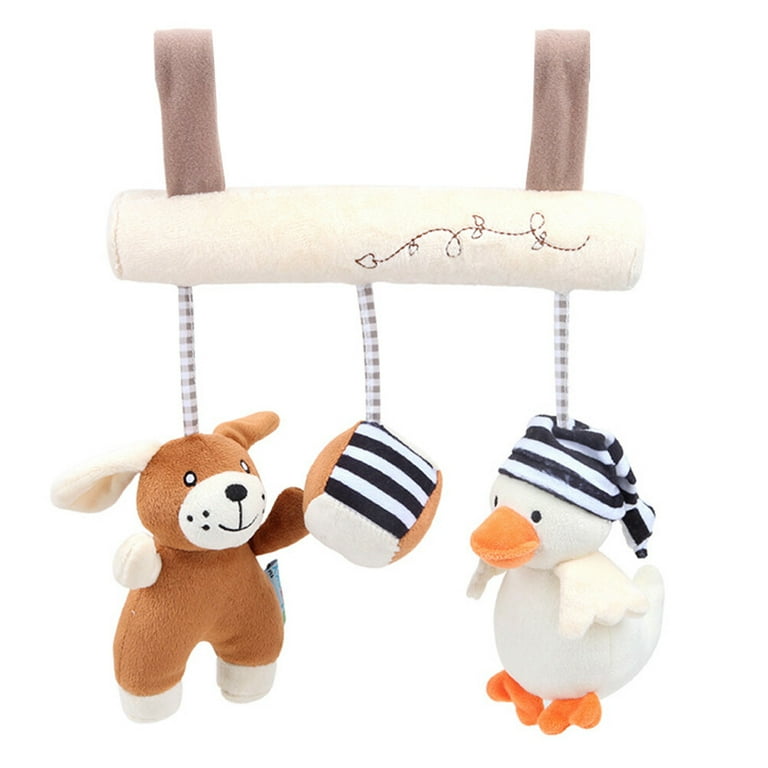 1 Pc Lovely with Music Box Dog Baby Carriage Crib Hanging