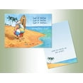 thumbnail image 1 of LPG PERFORMING ARTS BOXED CHRISTMAS CARD SET Santa Beach Set of 18 cards with full color inside designs/18 envelopes (1 design per box) (52785), 1 of 1