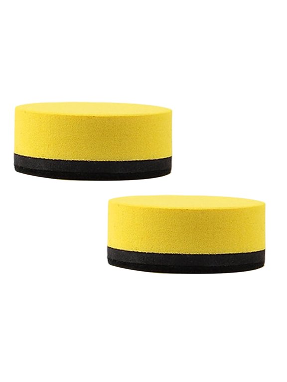 1 Pc Magnetic Dry Erase Erasers, Round Whiteboard Dry Erasers, Mini Whiteboard Cleaning Pads, Chalkboard Wiper for Home and Office, 1.96x0.78 inch