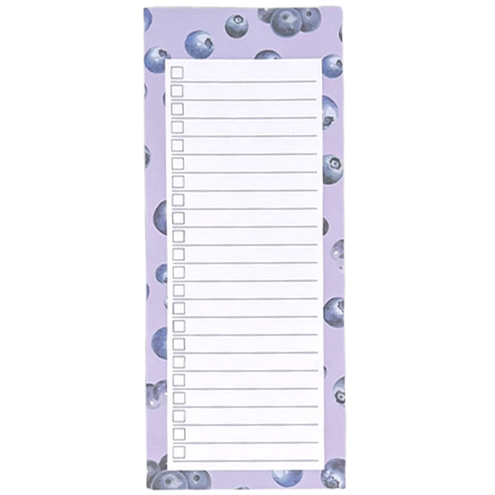 1 Pc Magnetic Notepads – Magnetic Notepads for Grocery List, Shopping List, To-Do List, Reminders -Strong Magnetic Back- Memo Pads with Realistic Fruit Designs, 8.38 x 3.5 inch