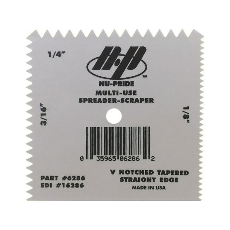 Marshalltown QLT 4 in. W Plastic Spreader Scraper Marshalltown QLT 4 in. W Plastic Spreader Scraper