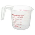 thumbnail image 1 of 1 Pc Measuring Cup, 250Ml (1-Cup) Plastic Liquid Measuring Cups, Clear Plastic Measuring Cup with Handle - Baking, Cooking, Mixing & Measuring Cups, Essential Kitchen Tools, White, 1 of 9