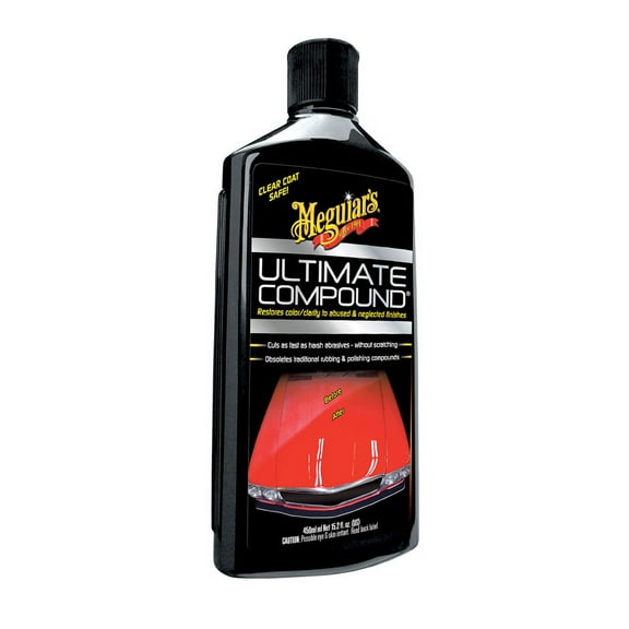 Meguiar's Ultimate Compound Car Polish - Liquid Paint Cleaner - 1 Pc, 15.2 oz
