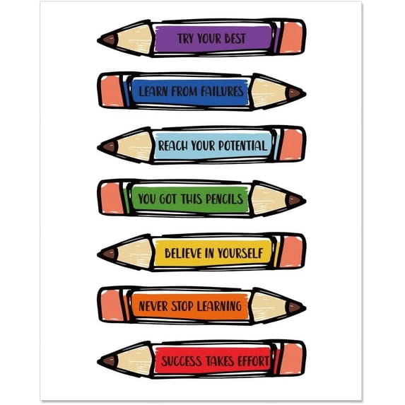 1 Pc Mental Health Wall Poster Try Your Best Believe In Yourself Print Boho Classroom Decor Therapy Counseling Office Decor Painting Educational Poster for Counselor School 10x8 DIY