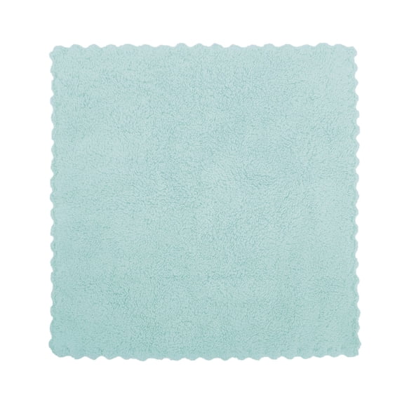 1 Pc Microfiber Cleaning Cloth Absorbent Microfiber Towel Weave Grime Liquid Car Washing Cloth Soft High-Density Non-Abrasive Cleaning Towels for Car Glass Kitchen Reusable Rags, 9.84"X9.84", Green