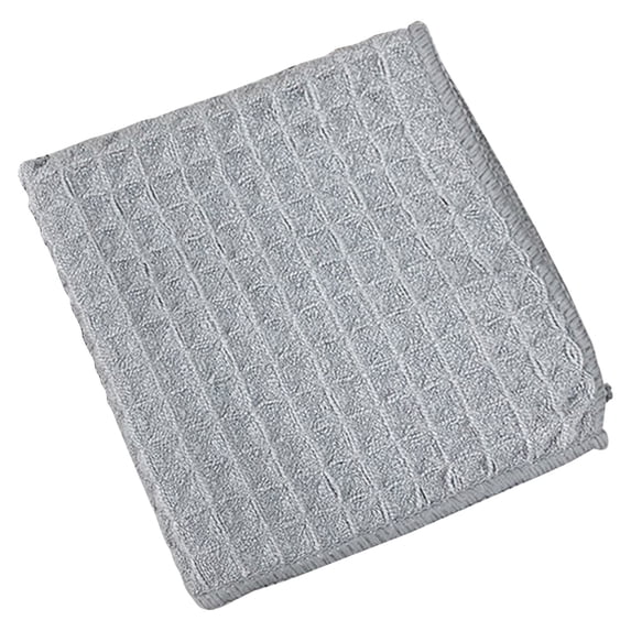 1 Pc Microfiber Cleaning Cloth Microfiber Towels for Cars, Ultra Absorbent Car Washing Cloth, Lint Free Streak Free Cleaning Rags for Car, Kitchen, and Window, 11.81x11.81 Inch, Light Ashy